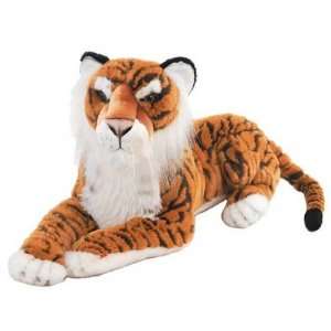  21 Lying Plush Tiger. Toys & Games