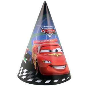  Disney Pixar Cars 2 Party Hats [8 Per Pack]: Toys & Games