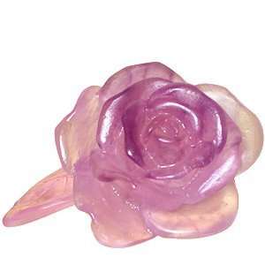  Daum Rose Glass Flower