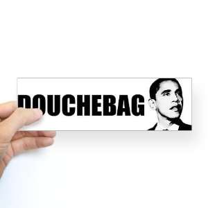  Obama Douchebag Anti obama Bumper Sticker by  
