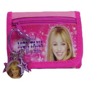  New Hannah Montana Girls Pink Wallet and Keychain Toys 