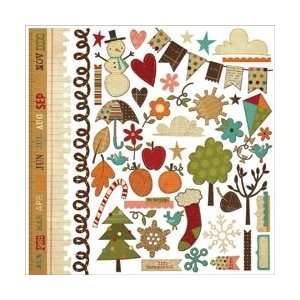  Simple Stories Year O Graphy Cardstock Stickers 12X12 