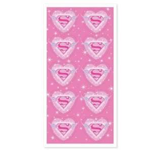  Supergirl Stickers   4 Sheets: Toys & Games