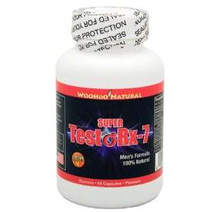  Woohoo Natural Testo Rx 7 Mens Formula 60 Capsules 