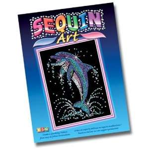  KSG   Dolphin Sequin Art [Toy] Toys & Games
