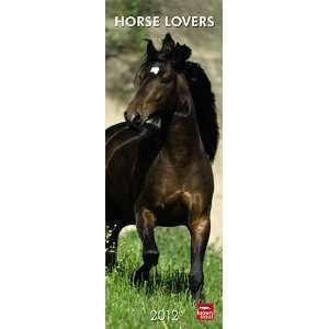  Horse Lovers 2012 Slimline Wall Calendar: Office Products