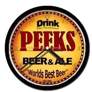  PEEKS beer and ale cerveza wall clock: Everything Else