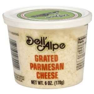 Dell Alpe Grated Parmesan Cheese   12 Tubs (6 oz ea)  
