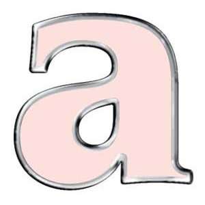   Foil Trimmed Chipboard Alphas, Light Pink Arts, Crafts & Sewing