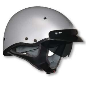 Vega DOT XTV Motorcycle Half Helmet with Visor and Dropdown Sunshield 