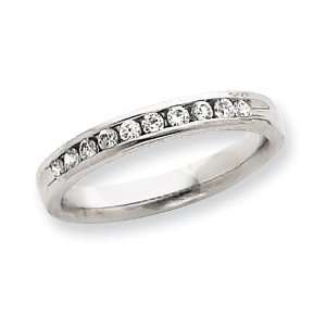  14k White Gold Ladies Band Mounting Jewelry
