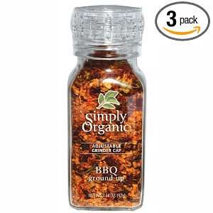 Simply Organic Bbq Ground Up Certified Organic, 3.88 Ounce Containers 