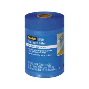  ScotchBlue Pre taped Film, PT2090 24SB, 24 Inches by 30 