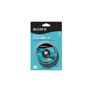  Sony DVD Rewritable Media   DVD+RW   1.40 GB   10 Pack 