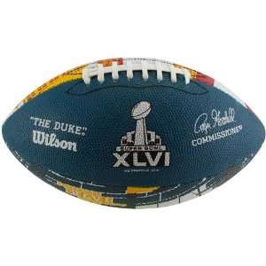   Wilson Super Bowl XLVI Official Game Day Football: Sports & Outdoors