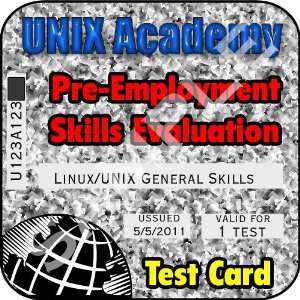  Linux & UNIX General Command Line Skills Pre Employment 