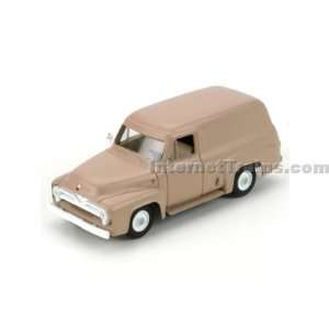   Ready to Roll Die Cast 1955 Ford F 100 Panel Truck   Tan Toys & Games
