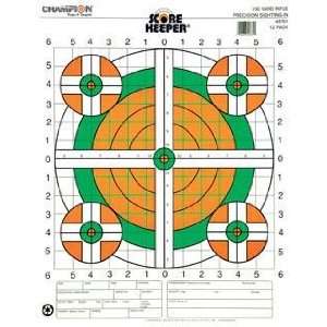   Bull 100 yard Sight In Rifle Target (Pack of 100)