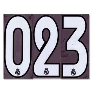  03 05 Real Madrid Away Official LFP Back Numbers: Sports 
