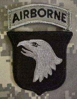    101st Airborne Division ACU Patch with Airborne Tab Clothing