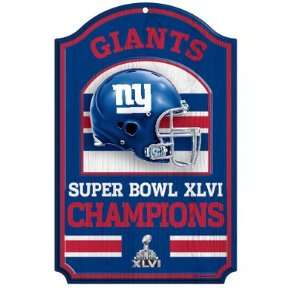 Giants Superbowl Super Bowl XLVI 46 Champions 11X17 in New York Giants 