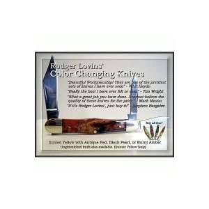  Color Changing Knife by Rodger Lovins (yellow and amber): Toys & Games