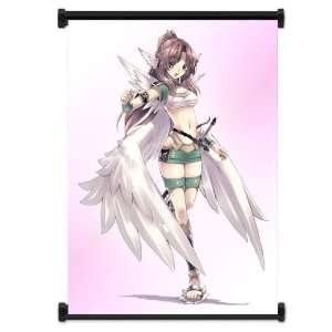  Record of Agarest War Game Fabric Wall Scroll Poster (16 