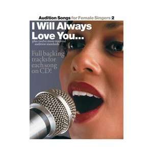   Audition Songs For Female Singers 2 Book & CD Musical Instruments