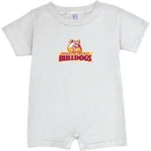  Brooklyn College Bulldogs White Logo Baby Romper Sports 