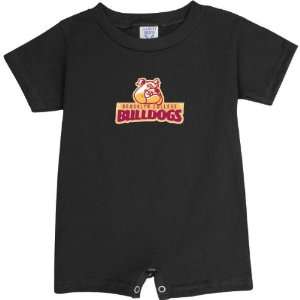  Brooklyn College Bulldogs Black Logo Baby Romper: Sports 