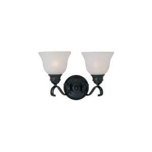 Maxim Lighting 11808ICBK Linda 5 Light Wall Sconce in Black with Ice 