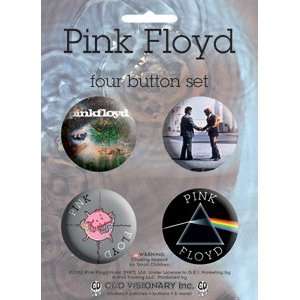  Pink Floyd 4 Button Set **: Sports & Outdoors