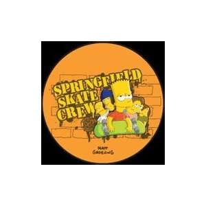    Simpsons Bart   Springfield Skate Crew Button SB3311 Toys & Games