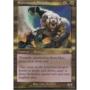    Magic the Gathering   Sabertooth Nishoba   Invasion Toys & Games