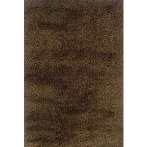   Brown / Gold Shag Rug Size 910 x 127 Rectangle