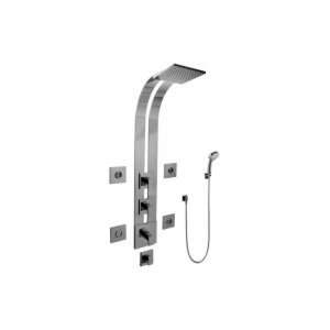  Graff GE1.130A LM23S PC Square Thermostatic Ski Shower Set 