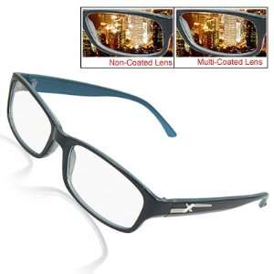  Como Plastic Full Frame MC Lens Black Blue Sunglasses for 