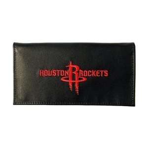  NBA Houston Rockets Leather Checkbook Cover: Sports 
