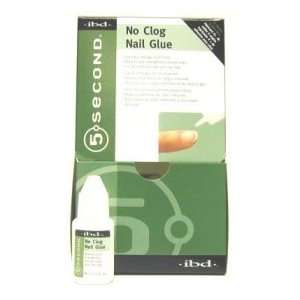  5 Second Nail Glue No Clog Bottle (3g) 12 pack Beauty