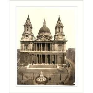 St. Pauls Cathedral West Front London England, c. 1890s, (M) Library 