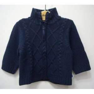  Petit Bateau Navy Knit Sweater Cardigan   18m Baby