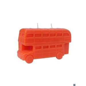  Double Decker Bus Candle   Rose: Home & Kitchen