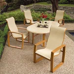  Clermont Sling 5 Piece Dining Set Size 42 x 74 no 