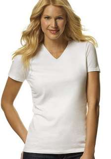  Hanes Womens Jersey V Neck Tee   3 Pack # 51W3WH 