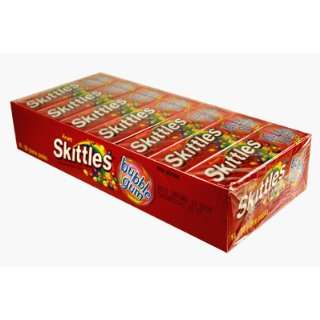 Skittles Bubble Gum 14 Packs:  Grocery & Gourmet Food