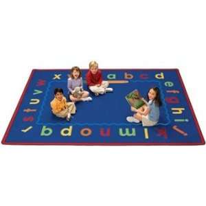  Lowercase Alpha Rectangle Rug: Home & Kitchen