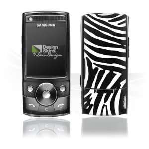   Design Skins for Samsung G600   Wildes Zebra Design Folie Electronics