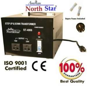    Voltage Converter 4000 Watts Step Up Step Down: Electronics