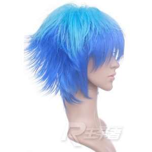  Blue Short Length Anime Costume Cosplay Wig Toys & Games