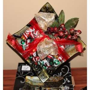   with Christmas Chocolate & Stylishly Decorated